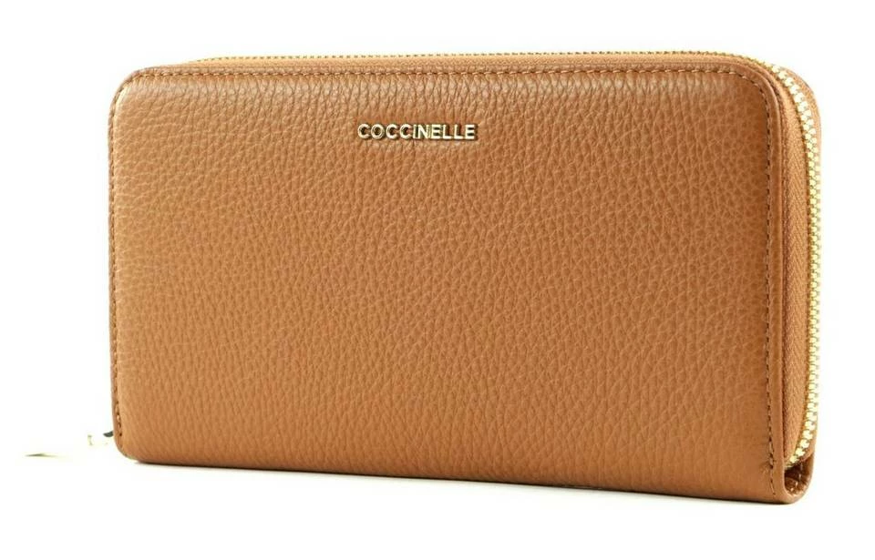 COCCINELLE Geldbörse »Metallic Soft«, Leder Moka, Noir, Marsala, Deep Violet 8 COCCINELLE Geldbörse »Metallic Soft«, Leder Moka, Noir, Marsala, Deep Violet – Bild 8