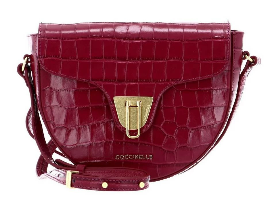 COCCINELLE Umhängetasche »Beat Croco«, Leder Noir, Mallard green, Deep Violet 7 COCCINELLE Umhängetasche »Beat Croco«, Leder Noir, Mallard green, Deep Violet – Bild 7