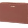 COCCINELLE Geldbörse »Metallic Soft« Cinnamon, Powder Pink, New Pink, Chestnut