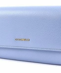 COCCINELLE Geldbörse »Metallic Soft« Coquelicot, Cosmic Lilac, Silver