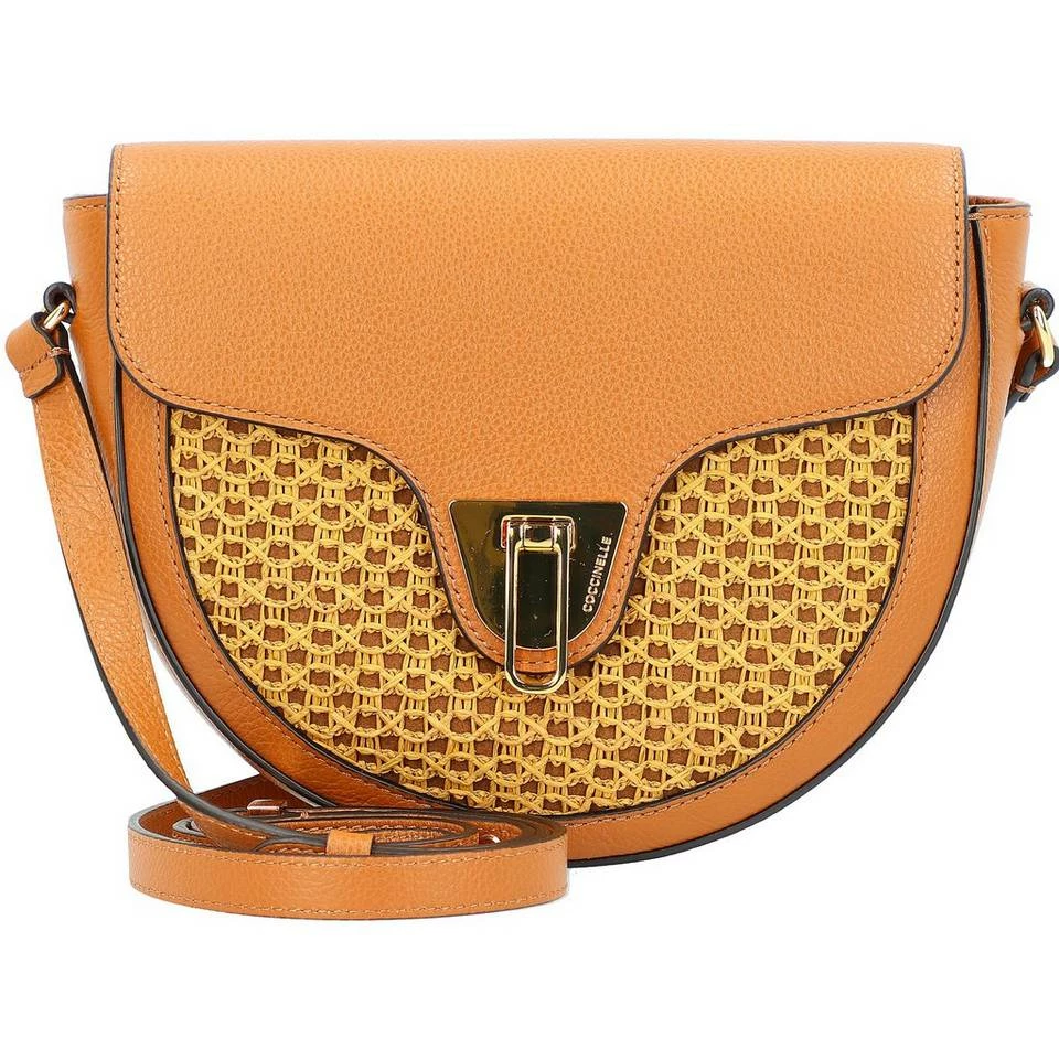 COCCINELLE Umhängetasche »Beat Paglia Rete« Caramel, Noir, Noir #ft5_slash# Caramel, Lambskin white#ft5_slash#caramel 9 COCCINELLE Umhängetasche »Beat Paglia Rete« Caramel, Noir, Noir #ft5_slash# Caramel, Lambskin white#ft5_slash#caramel – Bild 9