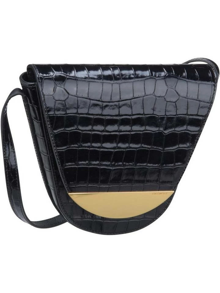 COCCINELLE Umhängetasche »Josephine Croco 1503«, Satteltasche Chestnut, Noir 1 COCCINELLE Umhängetasche »Josephine Croco 1503«, Satteltasche Chestnut, Noir