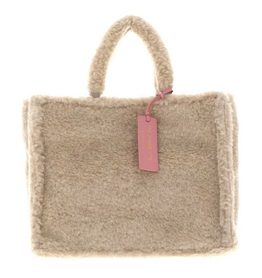 COCCINELLE Handtasche »Ecoshearling« Noir, Powder Pink, Shark Grey 6 COCCINELLE Handtasche »Ecoshearling« Noir, Powder Pink, Shark Grey – Bild 6