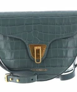 COCCINELLE Umhängetasche »Beat Croco Shiny Soft« Cinnamon, New Pink, Shark Grey, Noir