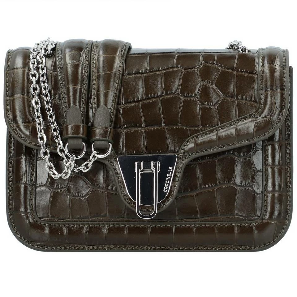 COCCINELLE Umhängetasche »Marvin Twist«, Leder Bark, Noir, Stone 7 COCCINELLE Umhängetasche »Marvin Twist«, Leder Bark, Noir, Stone – Bild 7