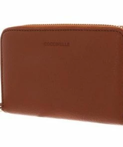 COCCINELLE Geldbörse »Tassel« Noir, Caramel