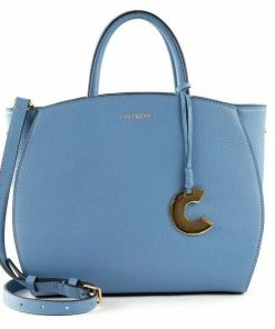 COCCINELLE Handtasche »Concrete« Pacific Blue, Nero, Lambskin White, Powder Pink