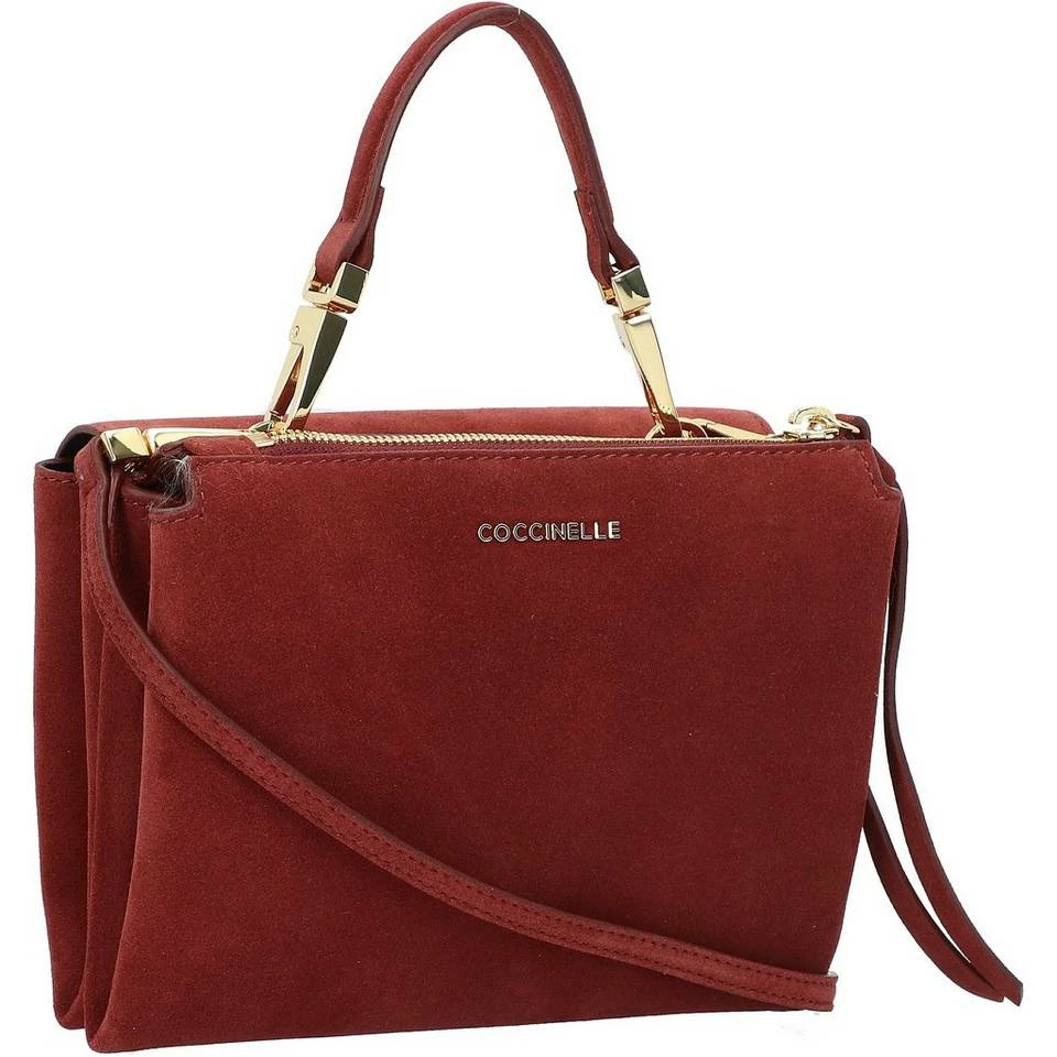 COCCINELLE Umhängetasche »Arlettis«, Leder Reef, Foliage Red, Litchi, Curacao 4 COCCINELLE Umhängetasche »Arlettis«, Leder Reef, Foliage Red, Litchi, Curacao – Bild 4