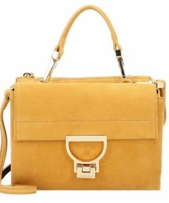 COCCINELLE Henkeltasche »Arlettis Suede«, Leder Dolphin, Peach, Pivoine, Bouganville