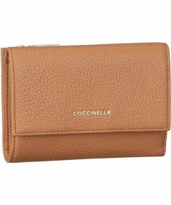 COCCINELLE Geldbörse »Metallic Soft 1166« Chestnut, Powder Pink, New Pink, Bark