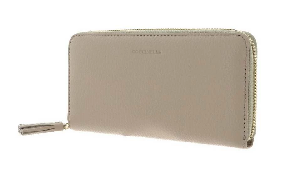 COCCINELLE Geldbörse »Tassel«, Leder Caramel, Stone, Bark, Geranium 6 COCCINELLE Geldbörse »Tassel«, Leder Caramel, Stone, Bark, Geranium – Bild 6