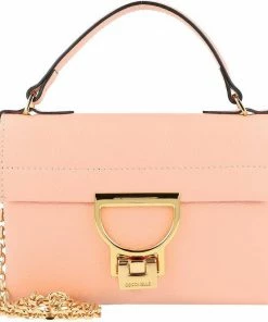 COCCINELLE Henkeltasche »Arlettis«, Leder Marsala, Deep violet, Rose, Mallard green