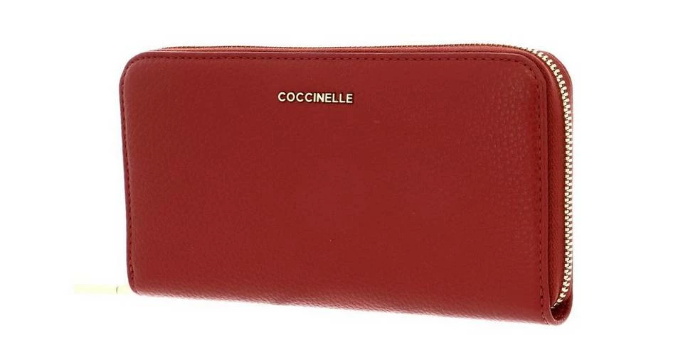 COCCINELLE Geldbörse »Metallic Soft«, Leder Moka, Noir, Marsala, Deep Violet 13 COCCINELLE Geldbörse »Metallic Soft«, Leder Moka, Noir, Marsala, Deep Violet – Bild 13